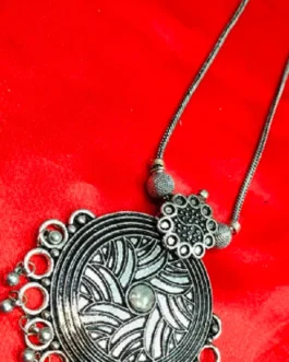 SILVER BEAD PENDANT