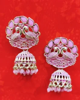 GOLDEN PEACOCK EARRING