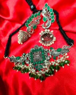 RAFIYA SILVER POLISH NECKLACE