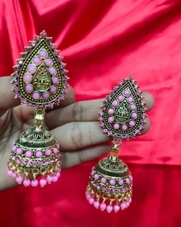 RAJKOT BABY PINK JHUMKI