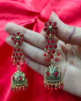 RAJKOT FLOWER LONG JHUMKA