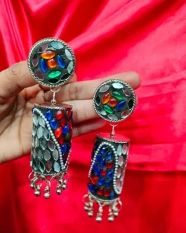 LAKH MULTI LONG EARRING