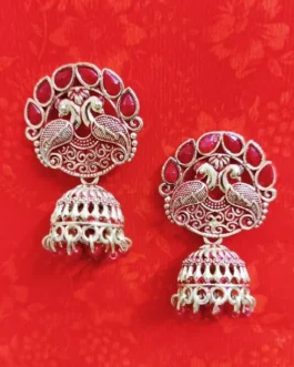 GOLDEN PEACOCK EARRING