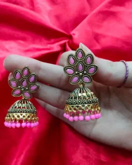 RAJKOT STONE JHUMKA