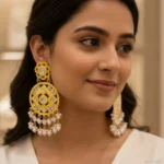 Deeba kundan Earrings