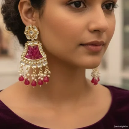 Fauzia kundan Earring