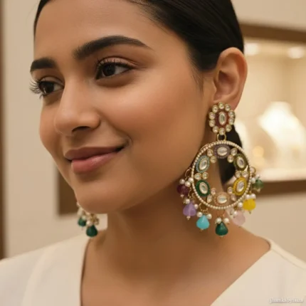 Lareeba kundan Earring