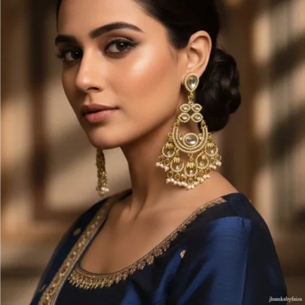 Zeenat kundan Earring