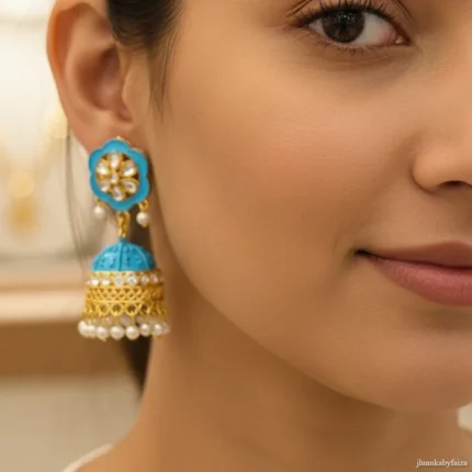 Shahnaz kundan Earring